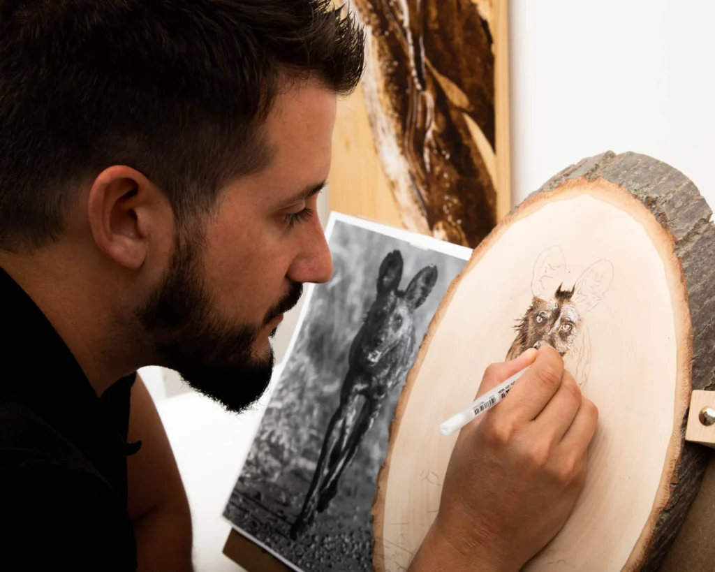Wood Burning Artist Devon Dartmouth